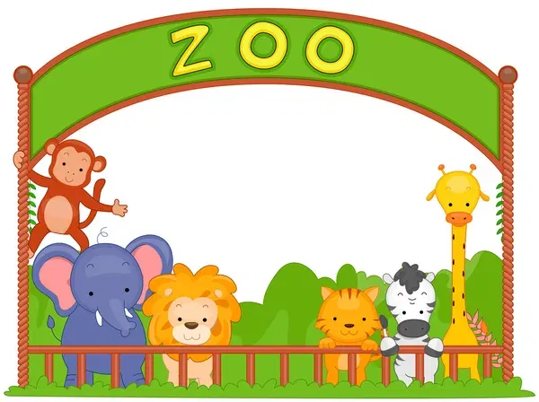 Kumpulan Gambar Kebun Binatang Kartun Terlengkap 3 gambar kebun binatang kartun