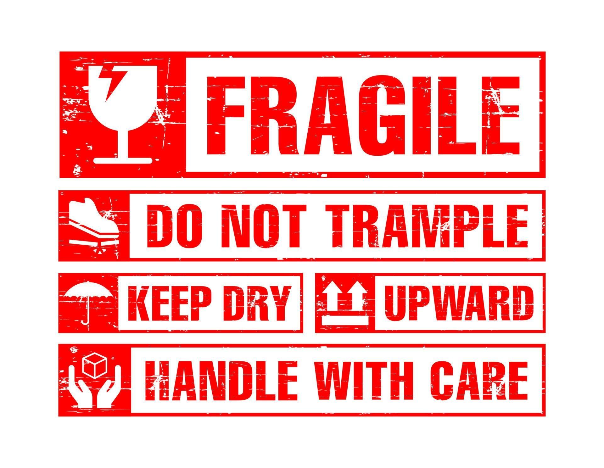 fragile logo