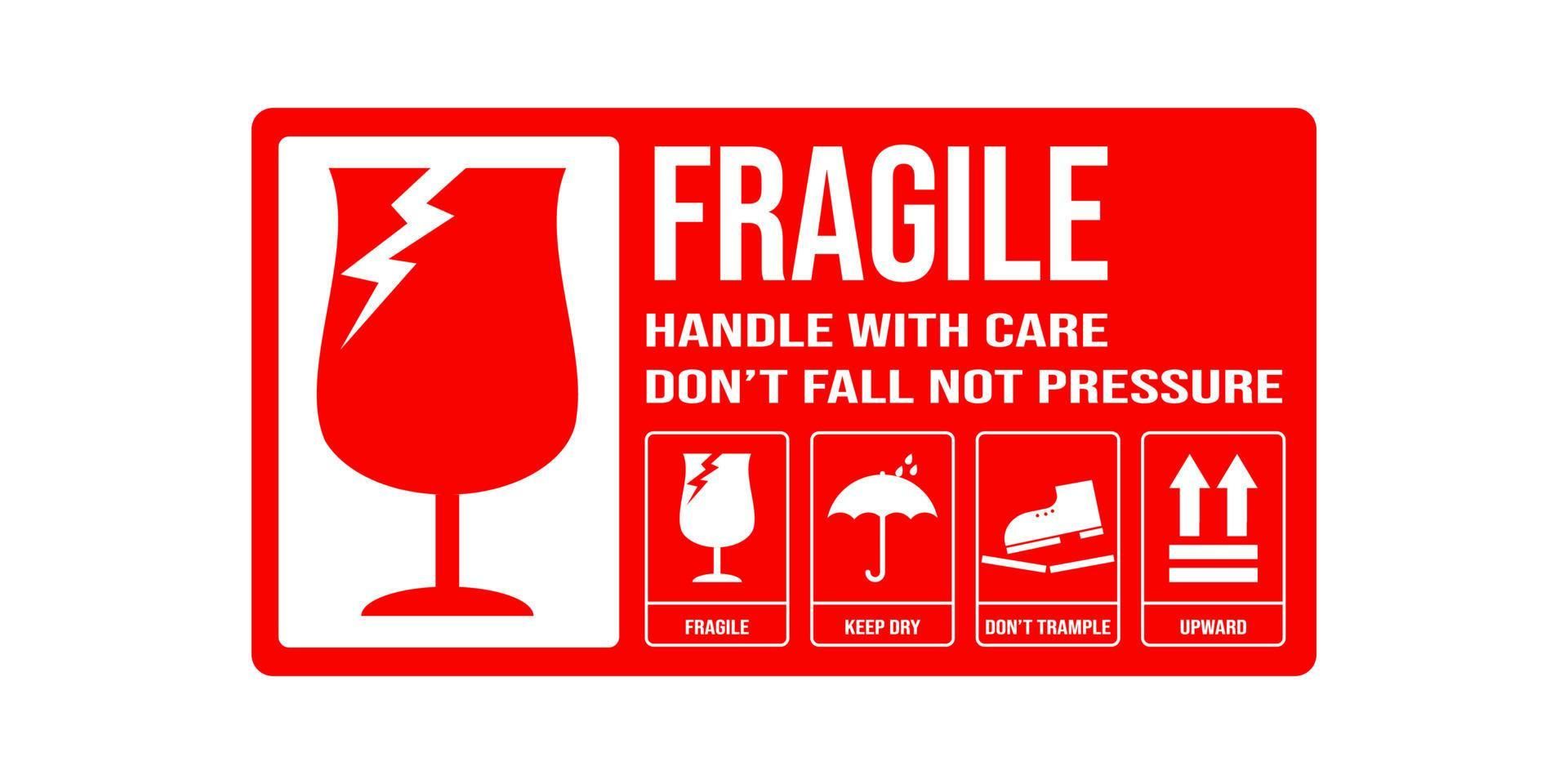 fragile logo