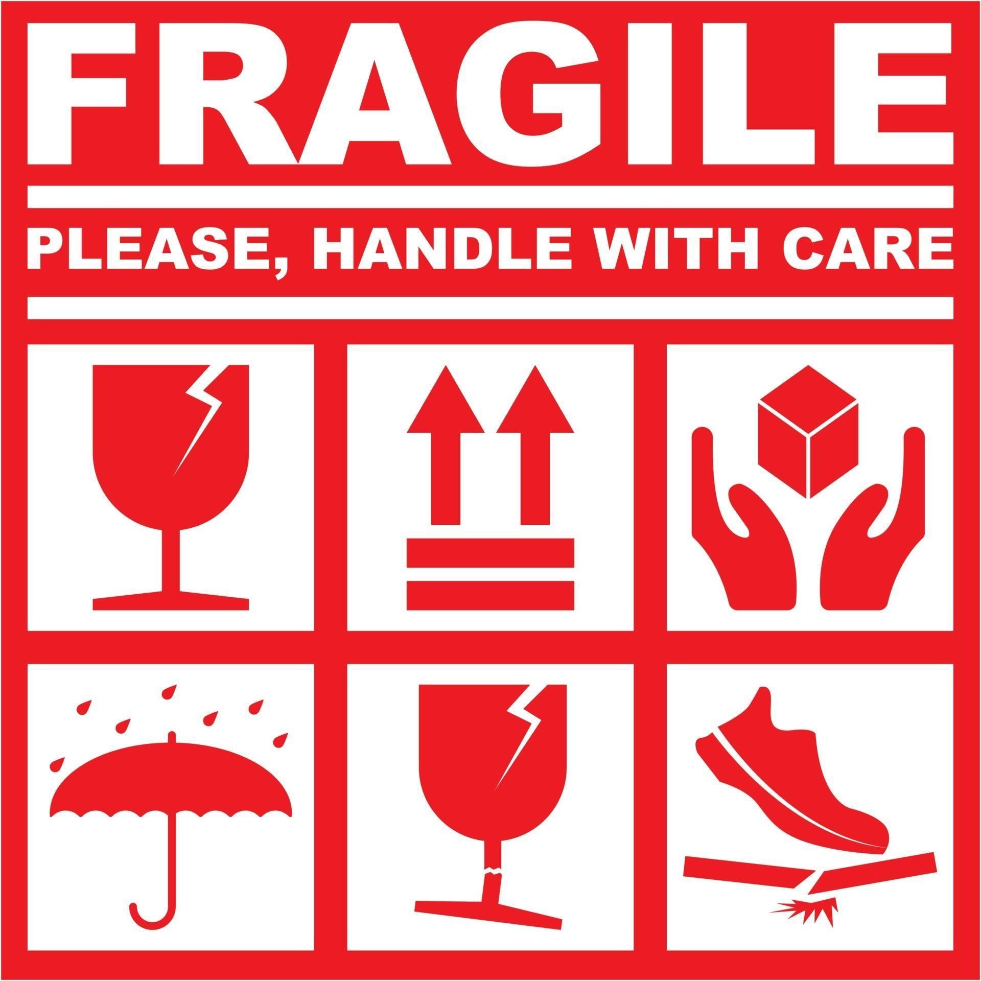 fragile logo