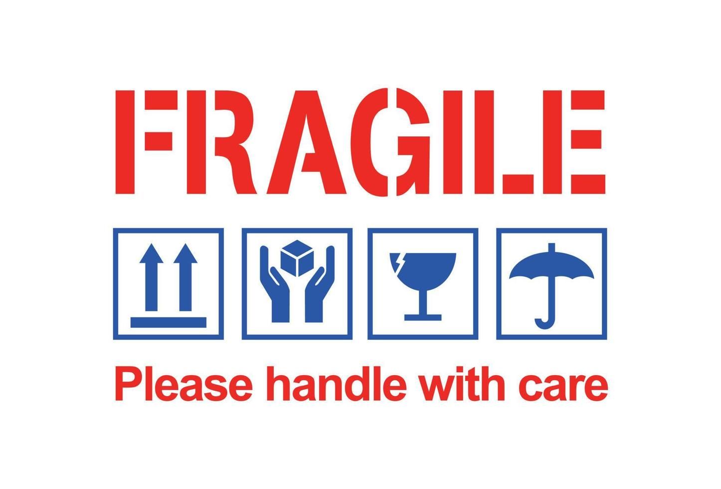 fragile logo