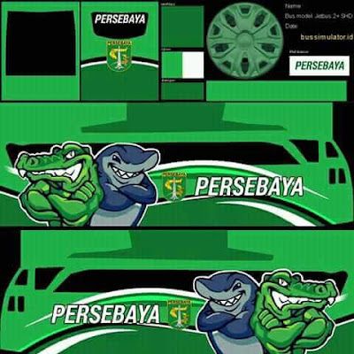 Kumpulan Livery Bussid Persebaya Terbagus dan Terlengkap 6 livery bussid persebaya