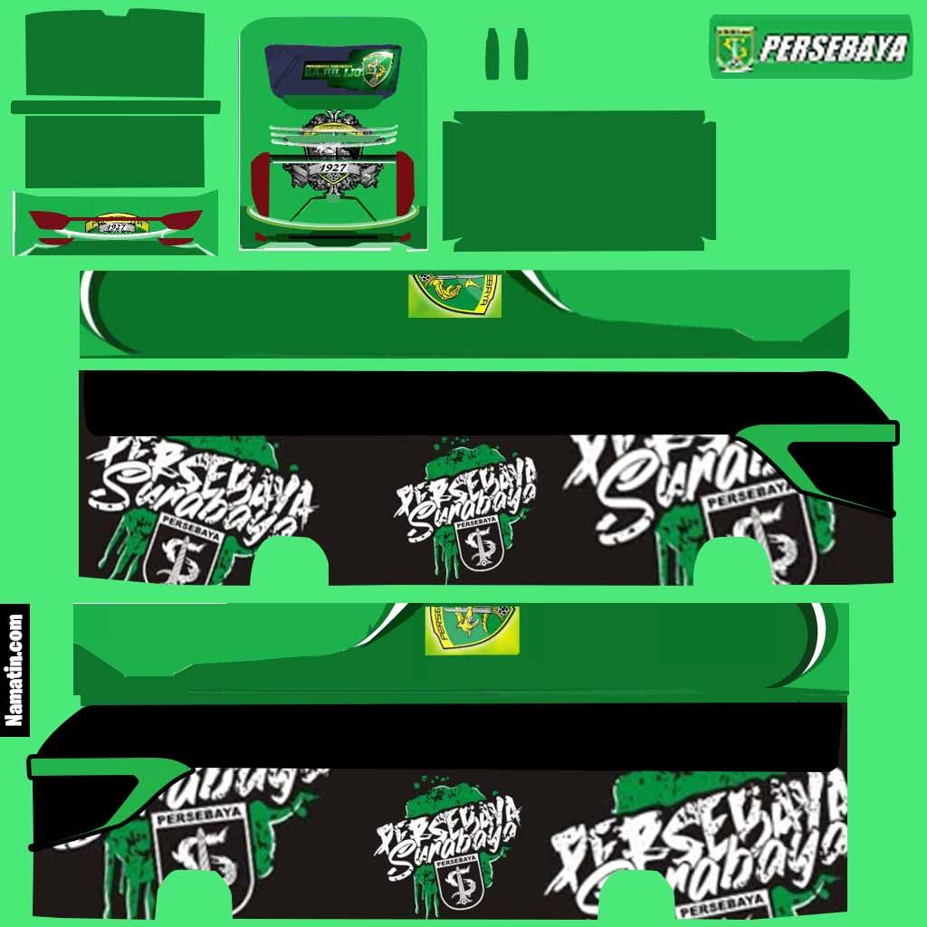 Kumpulan Livery Bussid Persebaya Terbagus dan Terlengkap 4 livery bussid persebaya