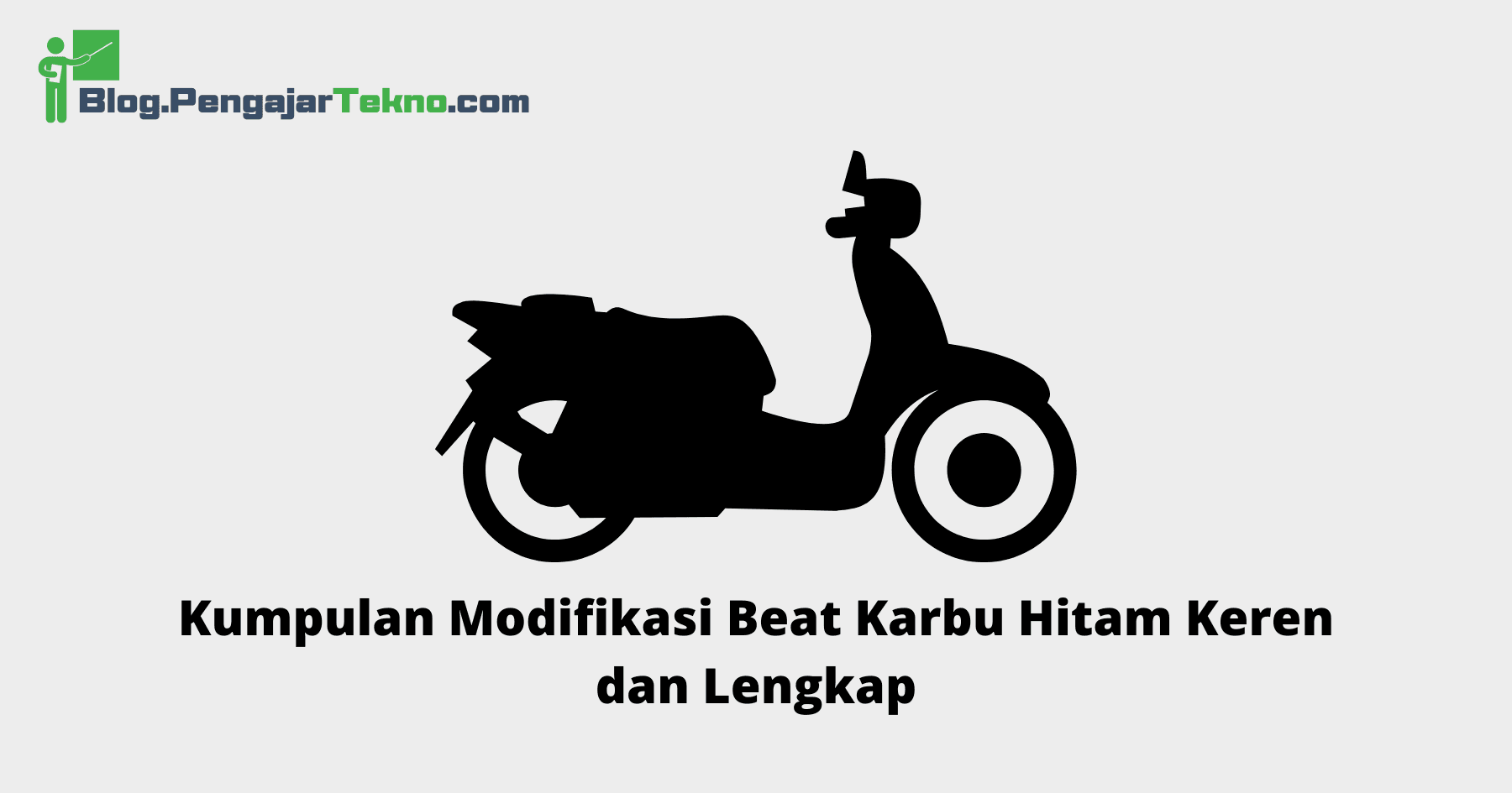 modifikasi beat karbu hitam