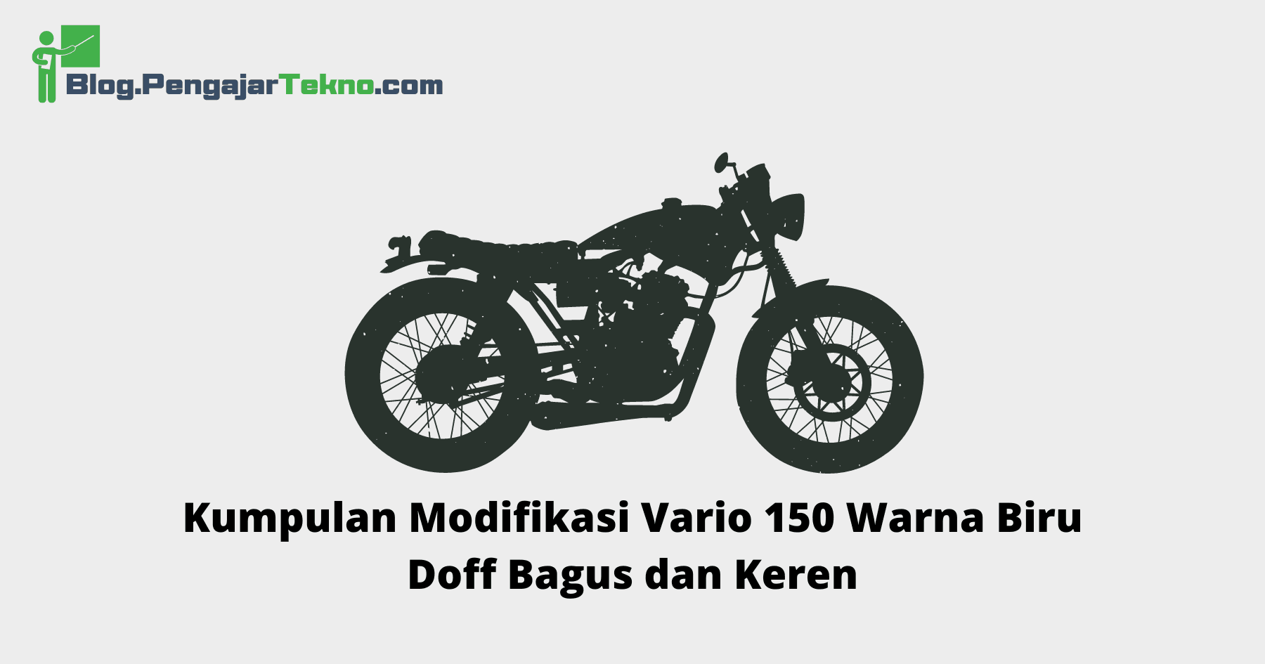modifikasi vario 150 warna biru doff