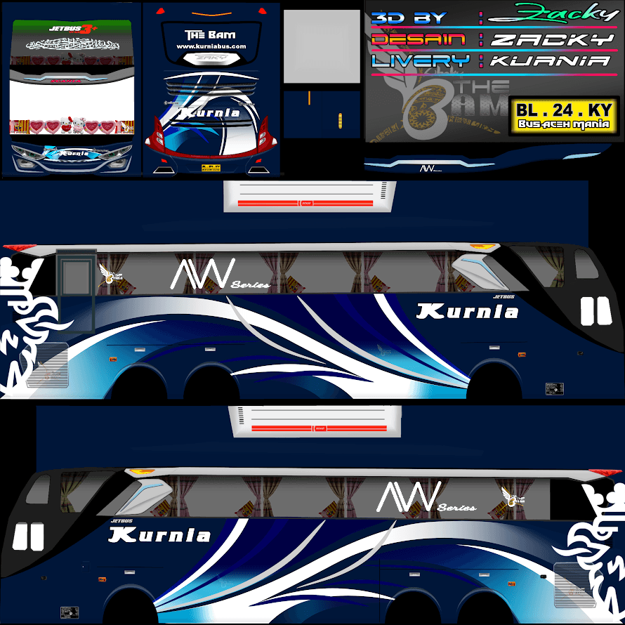 Kumpulan Livery Bussid SHD Tronton Terbagus dan Keren 8 livery bussid shd tronton