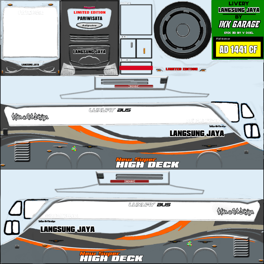 Kumpulan Livery Bussid SHD Tronton Terbagus dan Keren 7 livery bussid shd tronton