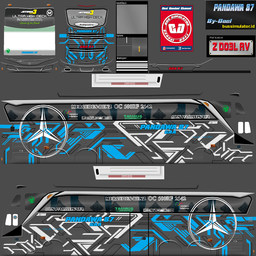 Kumpulan Livery Bussid SHD Tronton Terbagus dan Keren 5 livery bussid shd tronton