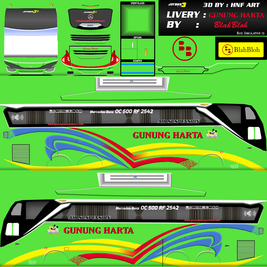 Kumpulan Livery Bussid SHD Tronton Terbagus dan Keren 13 livery bussid shd tronton
