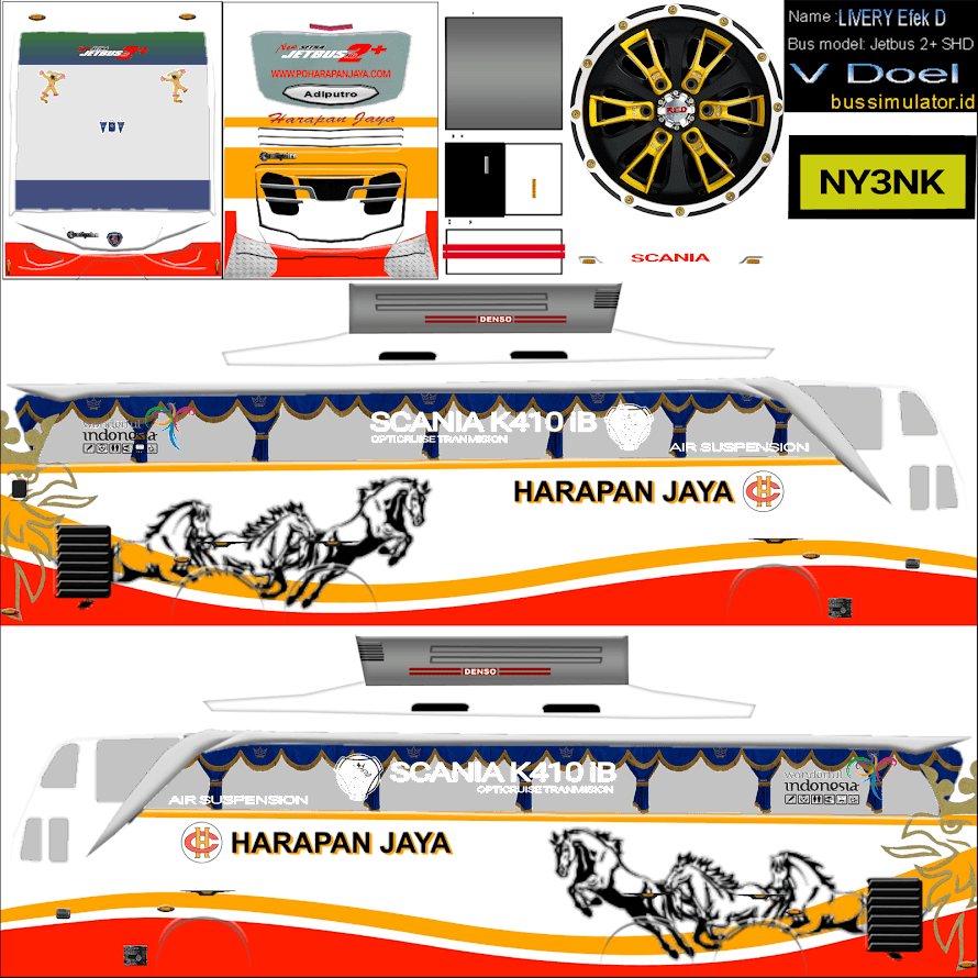 Kumpulan Livery Bussid SHD Tronton Terbagus dan Keren 12 livery bussid shd tronton