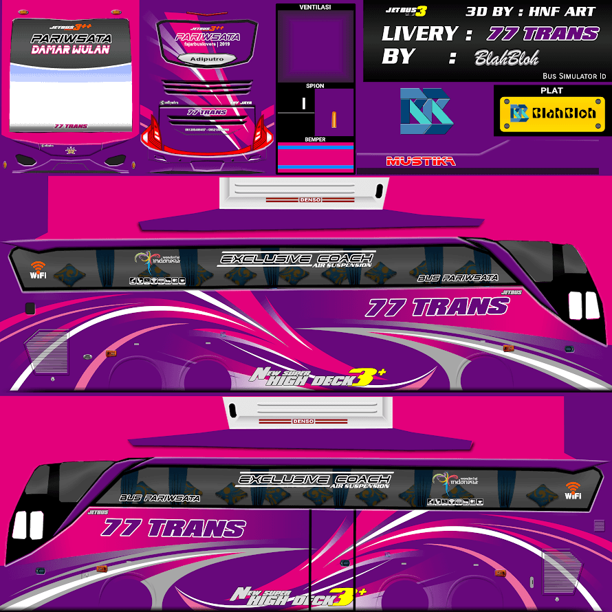 Kumpulan Livery Bussid SHD Tronton Terbagus dan Keren 18 livery bussid shd tronton