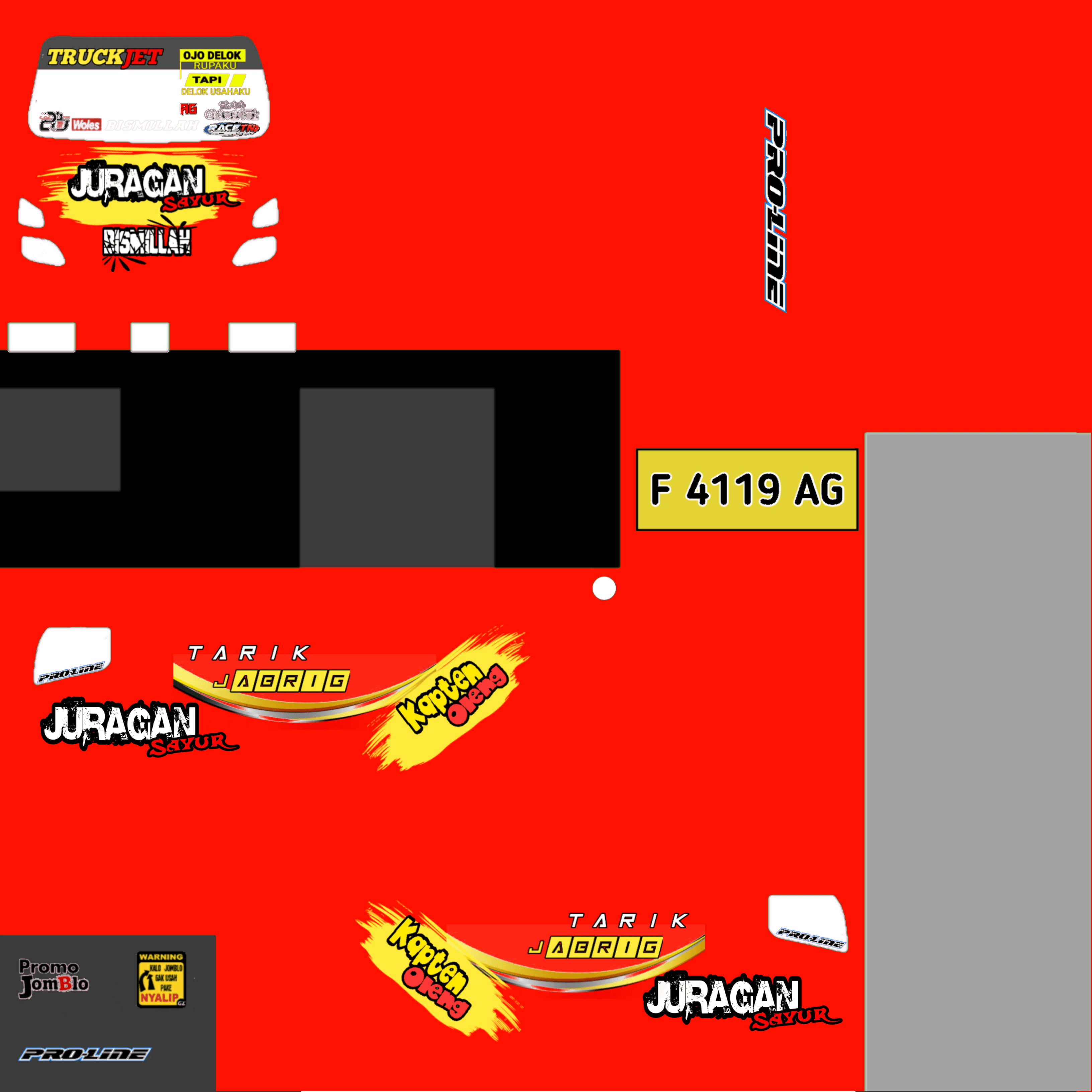 livery dump truck hino 500 bussid