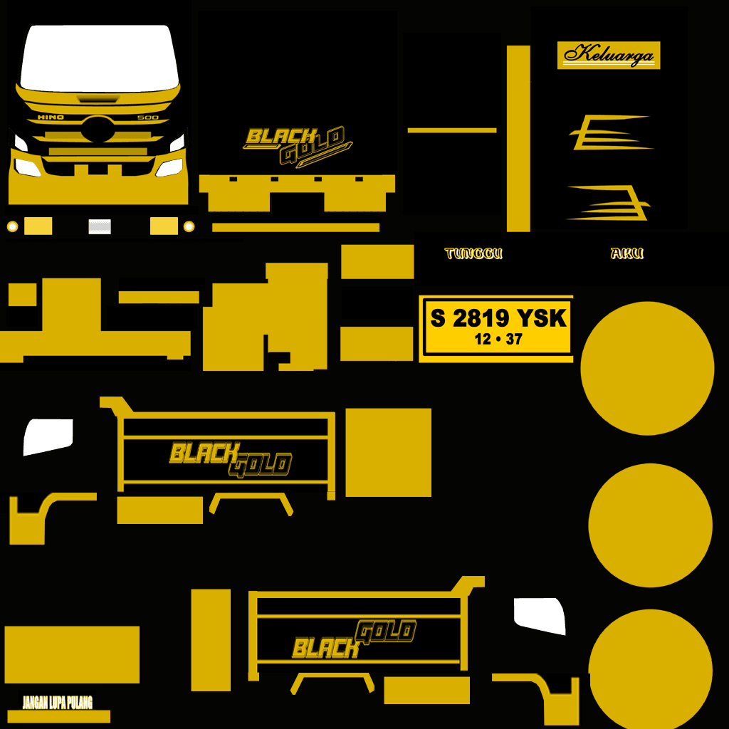 livery dump truck hino 500 bussid