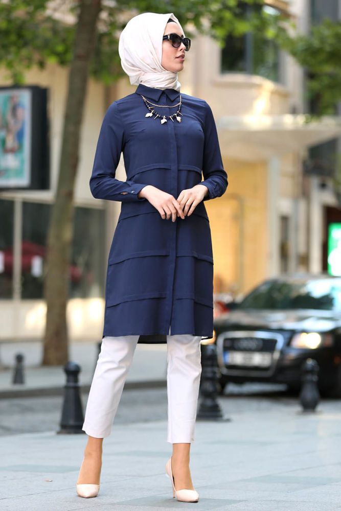 Baju Biru Tua Cocok Dengan Jilbab Warna Apa? Ini Dia Yg Cocok! 11 Baju Biru Tua Cocok Dengan Jilbab Warna Apa