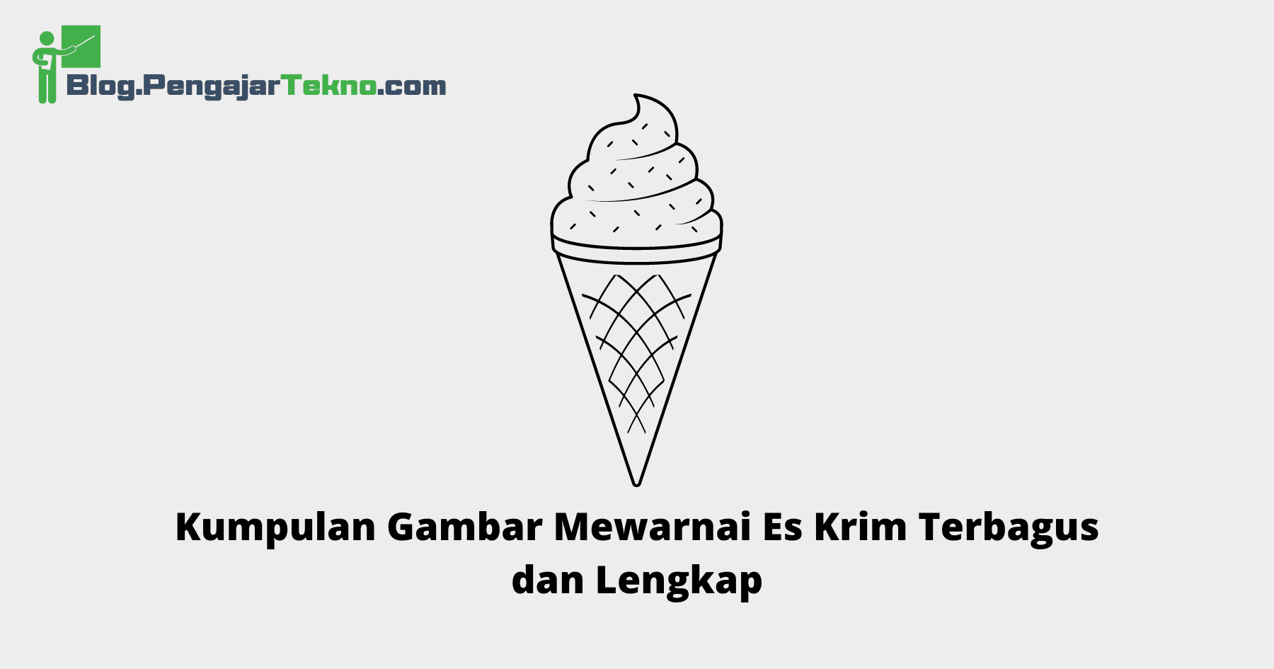 Gambar Mewarnai Es Krim
