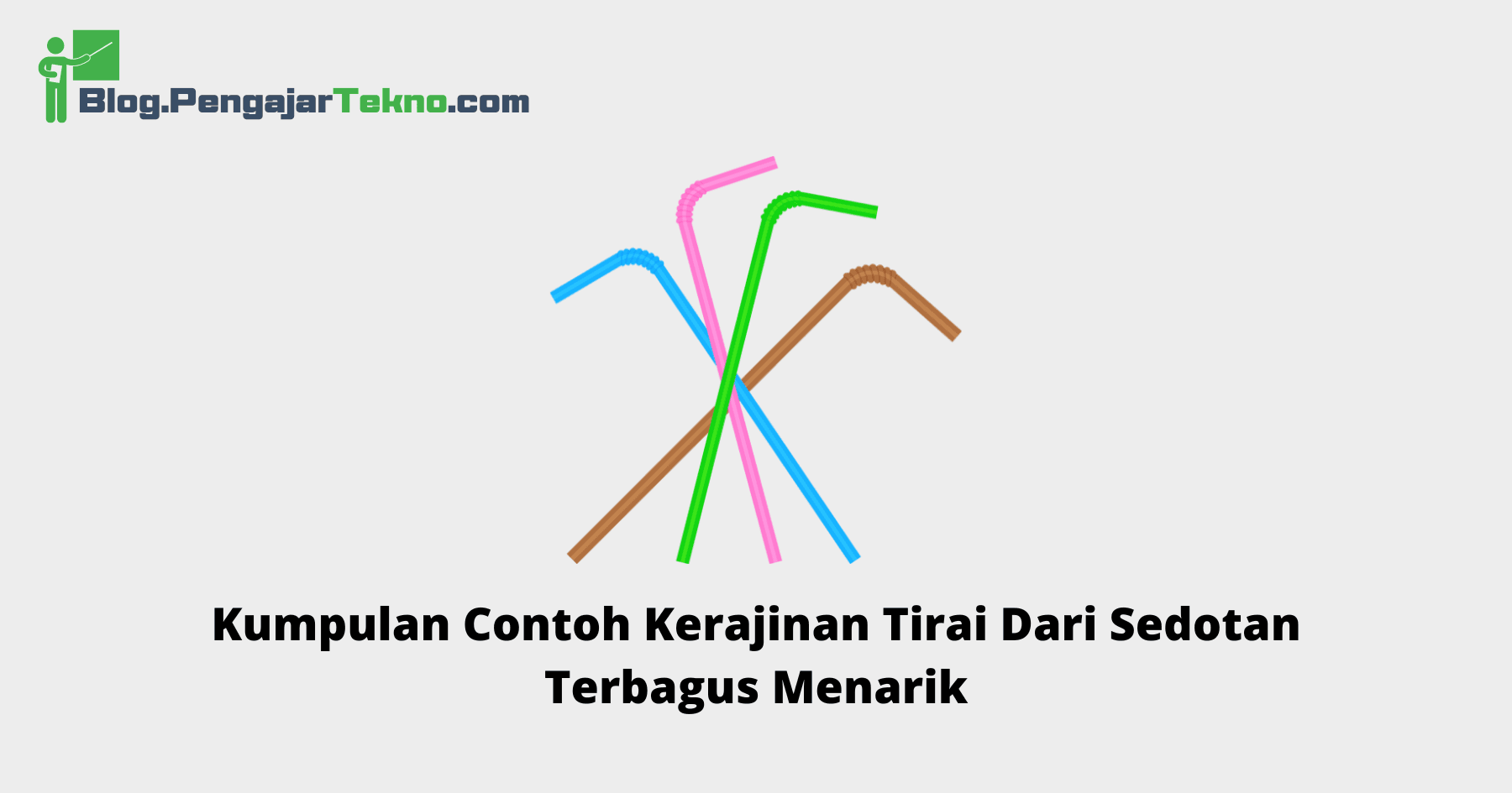 Kerajinan Tirai Dari Sedotan