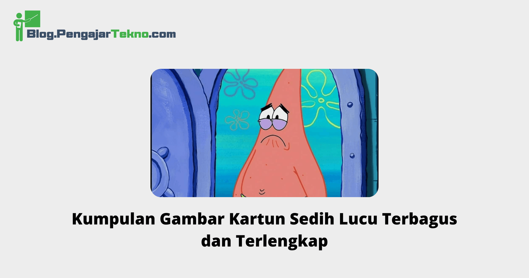 Gambar Kartun Sedih Lucu