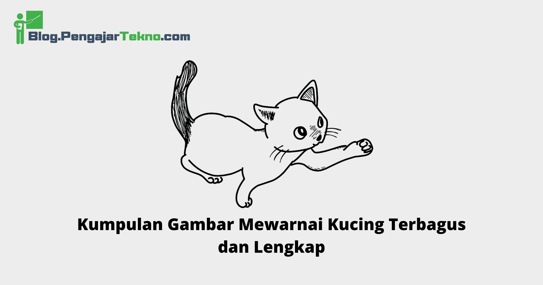 Gambar Mewarnai Kucing
