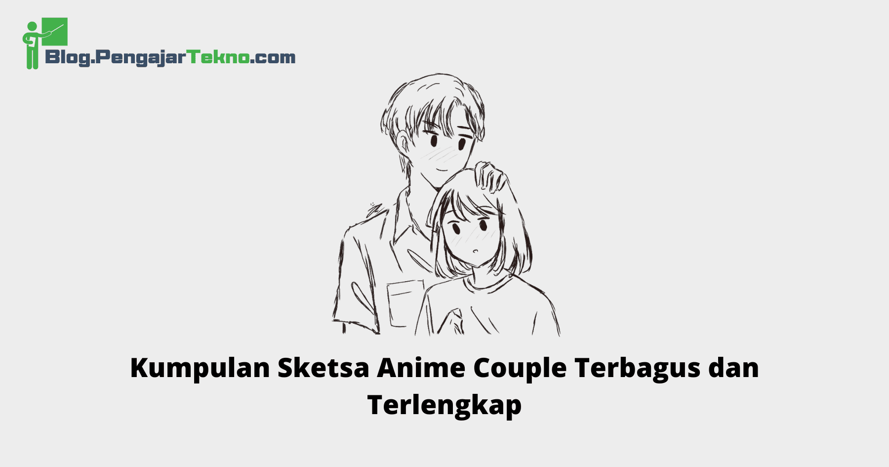 Sketsa Anime Couple