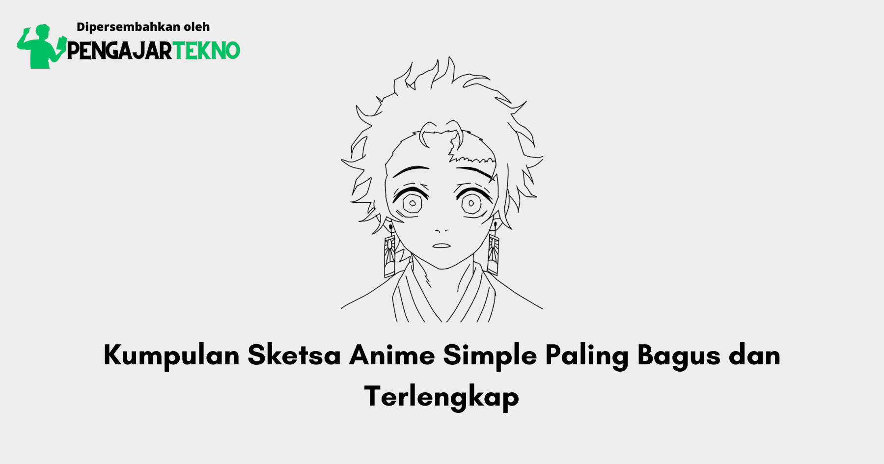 Sketsa Anime Simple