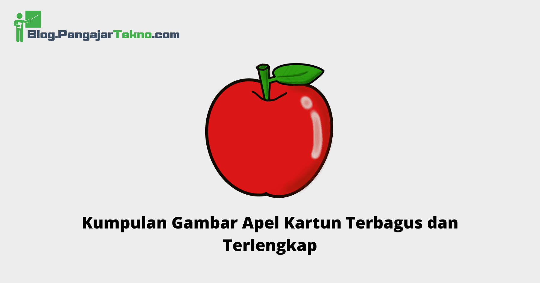 Gambar Apel Kartun
