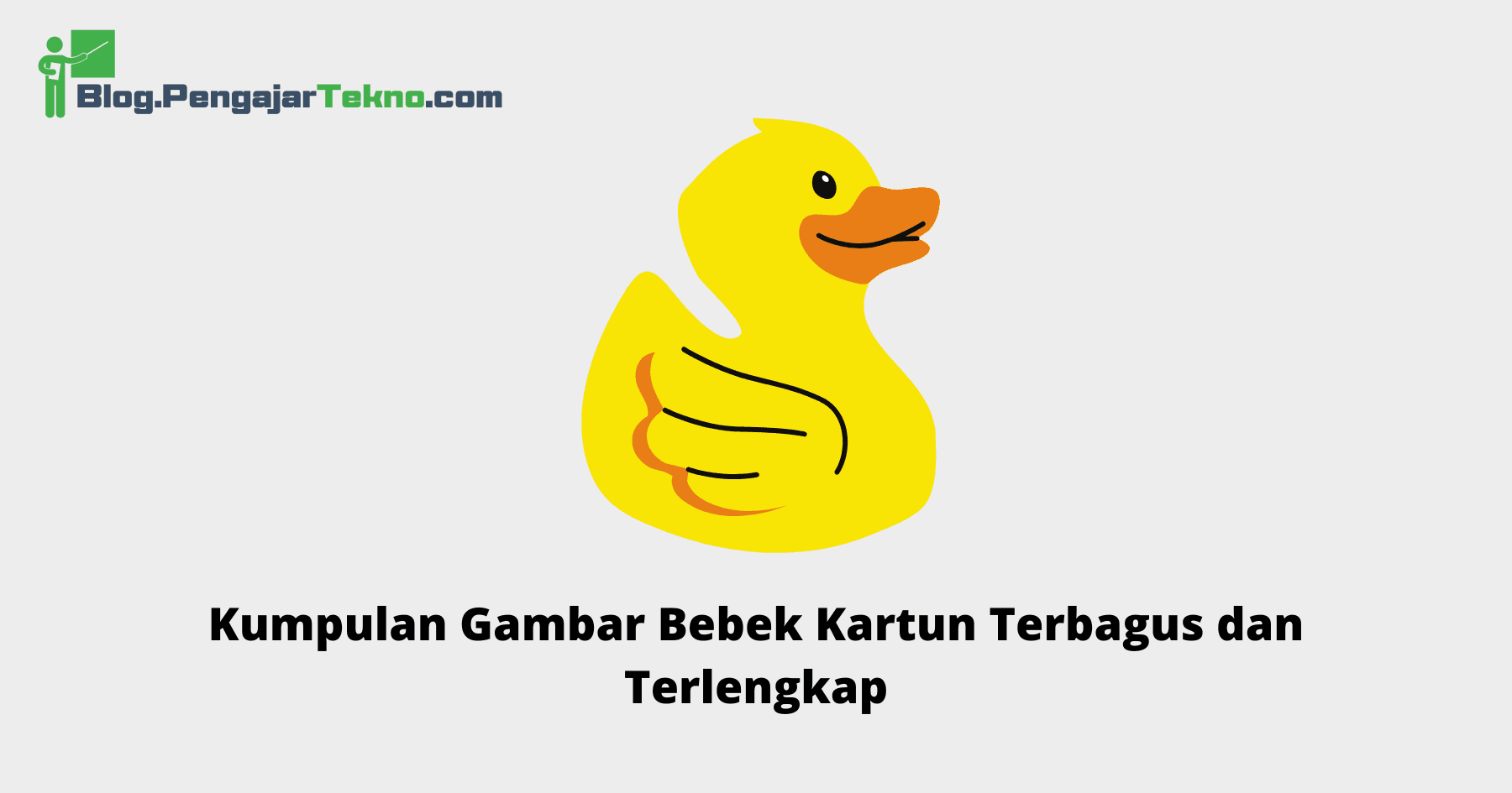 Gambar Bebek Kartun