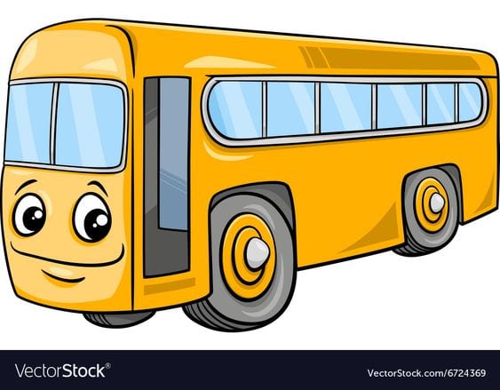 Kumpulan Gambar Bus Kartun Terbagus dan Terlengkap Untuk Kamu 15 Gambar Bus Kartun