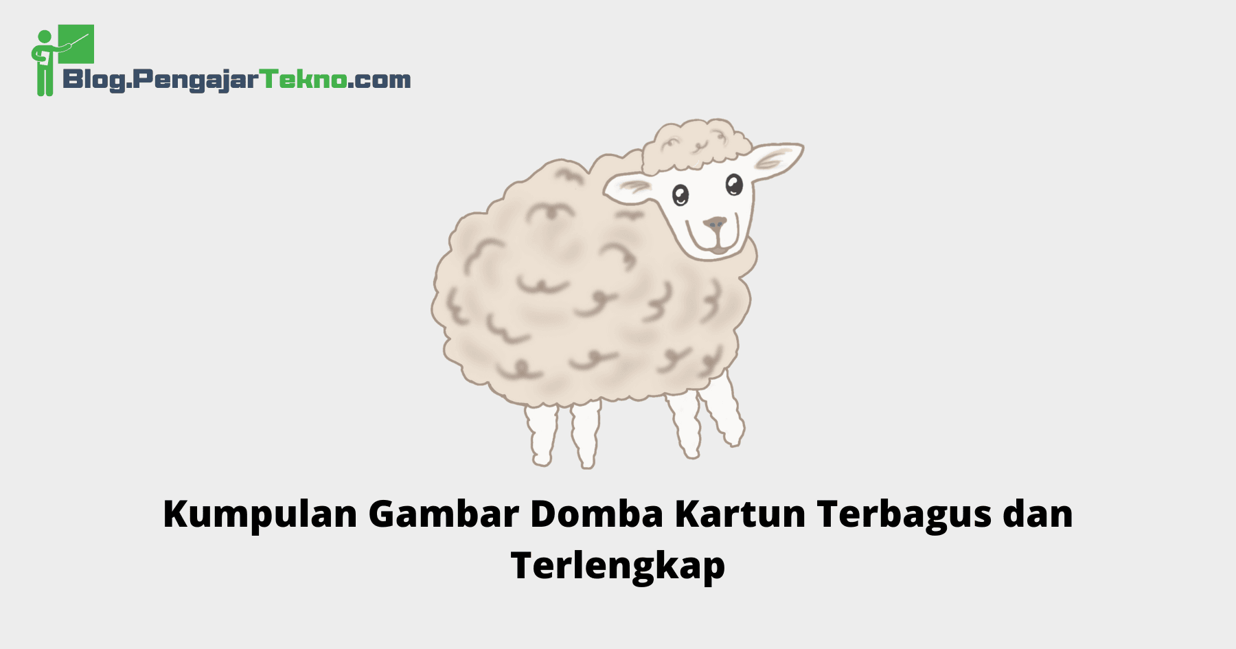 Gambar Domba Kartun