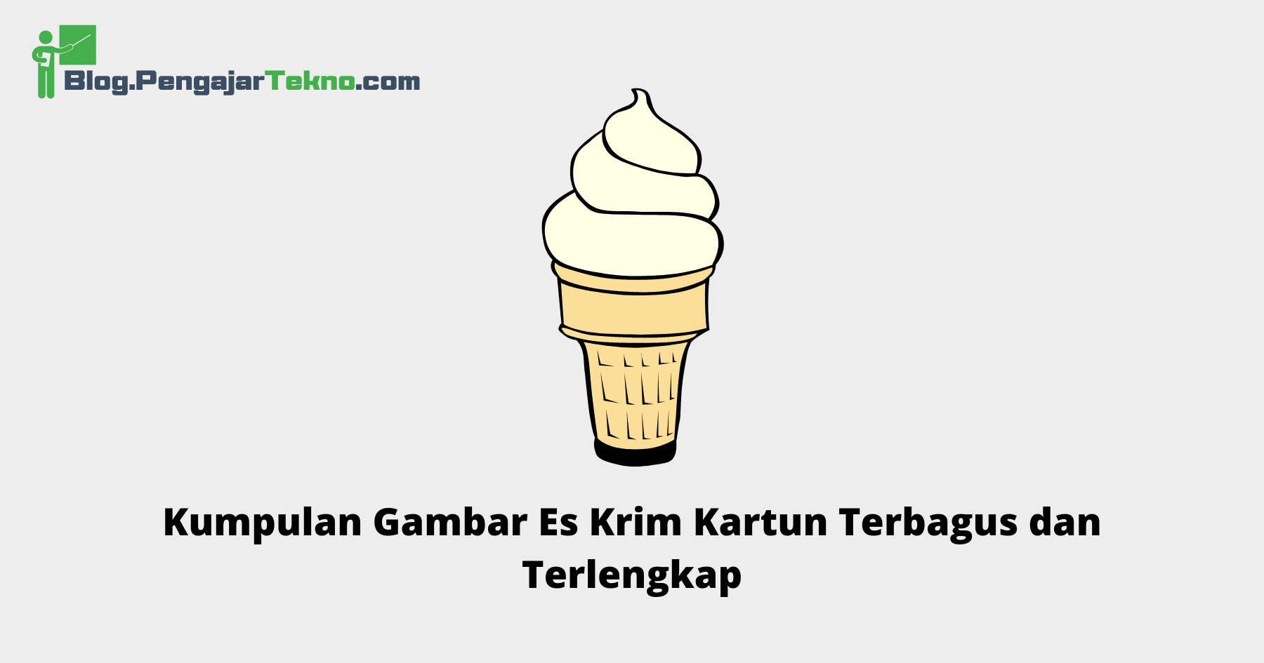 Gambar Es Krim Kartun