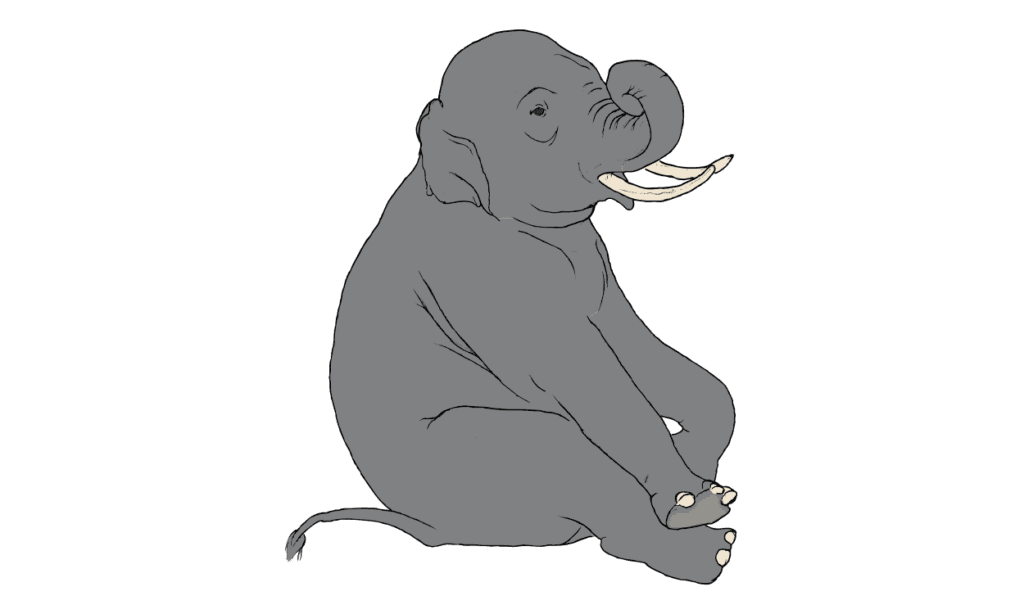 Gambar Gajah Kartun