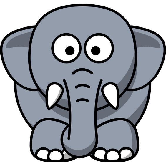 Gambar Gajah Kartun