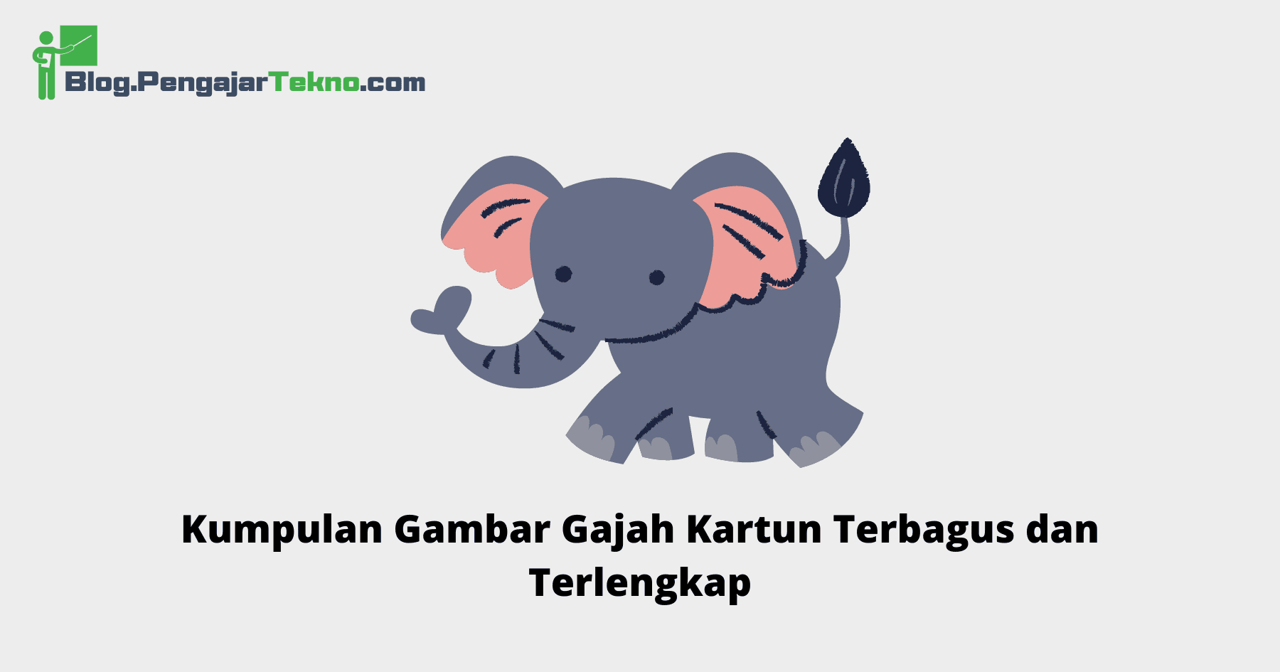 Gambar Gajah Kartun