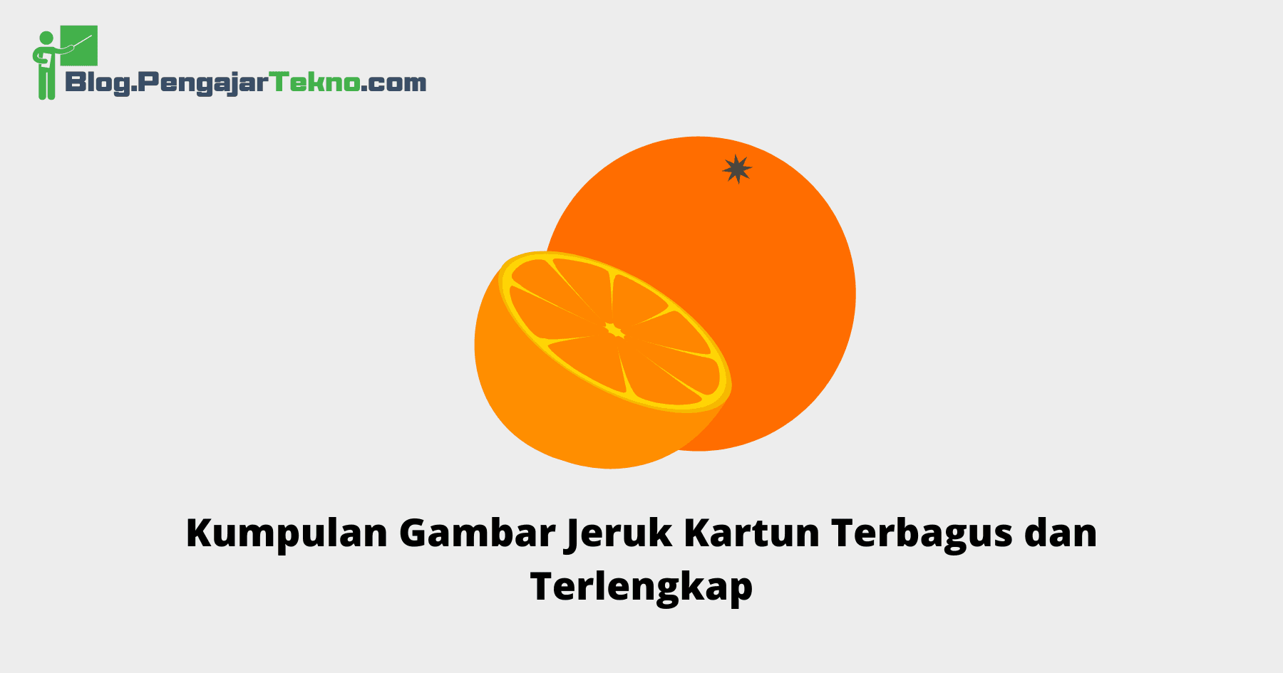 Gambar Jeruk Kartun