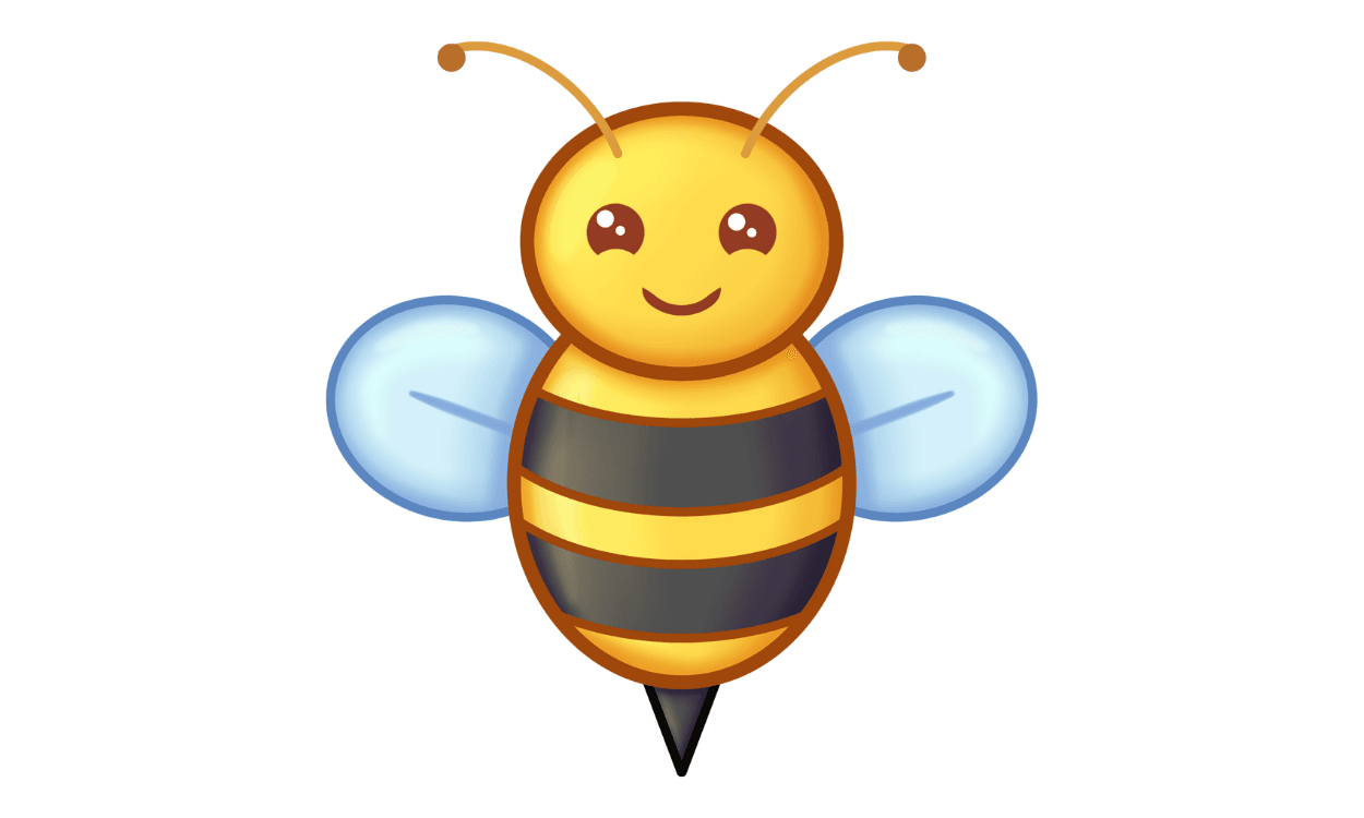 Kumpulan Gambar Lebah Kartun Terbagus dan Terlengkap 3 Gambar Lebah Kartun