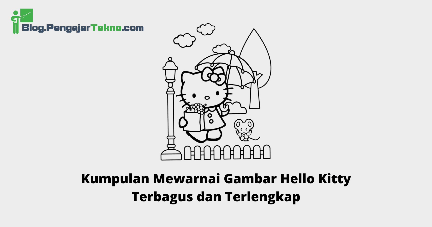 Mewarnai Gambar Hello Kitty
