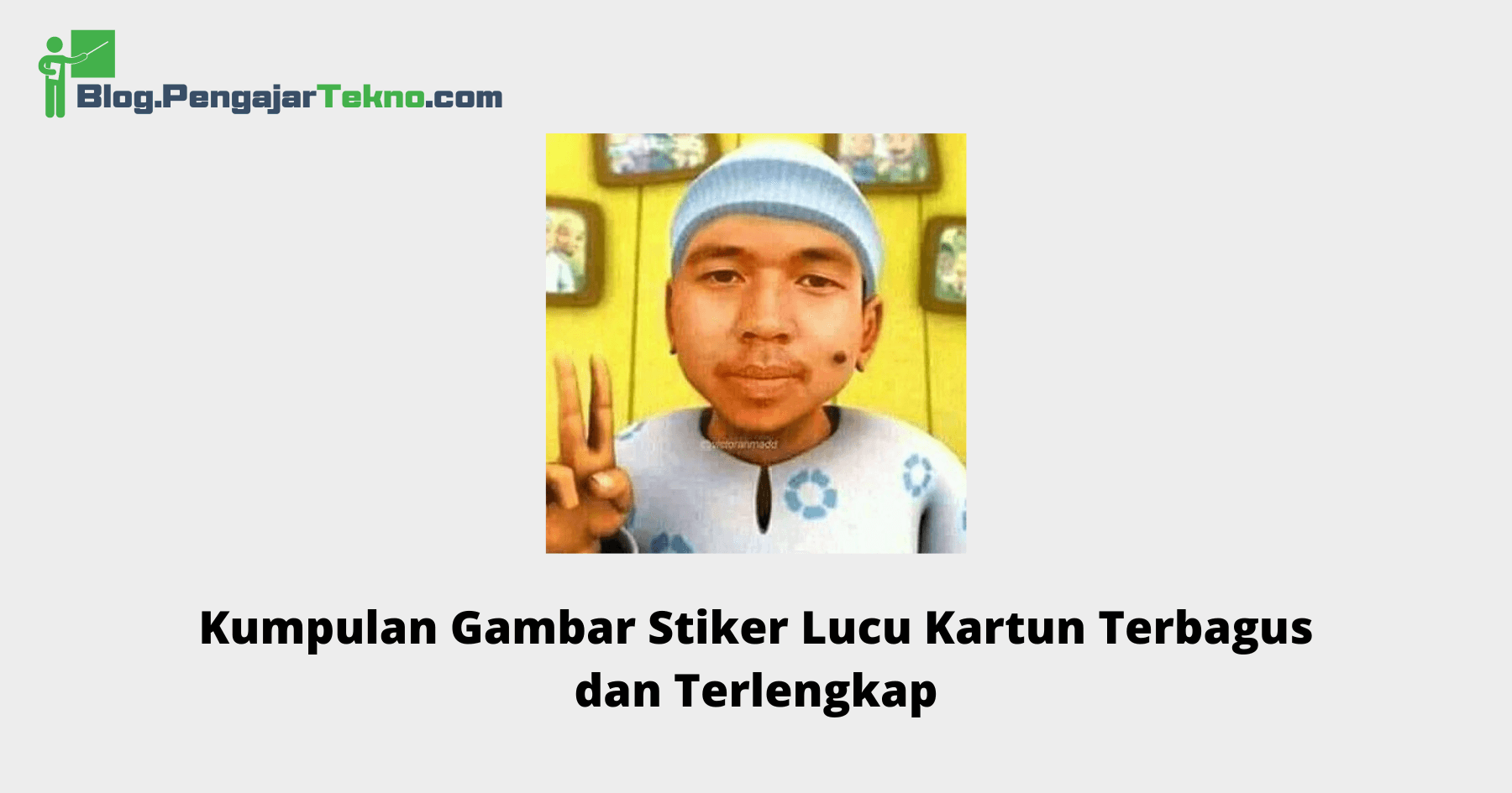 Gambar Stiker Lucu Kartun