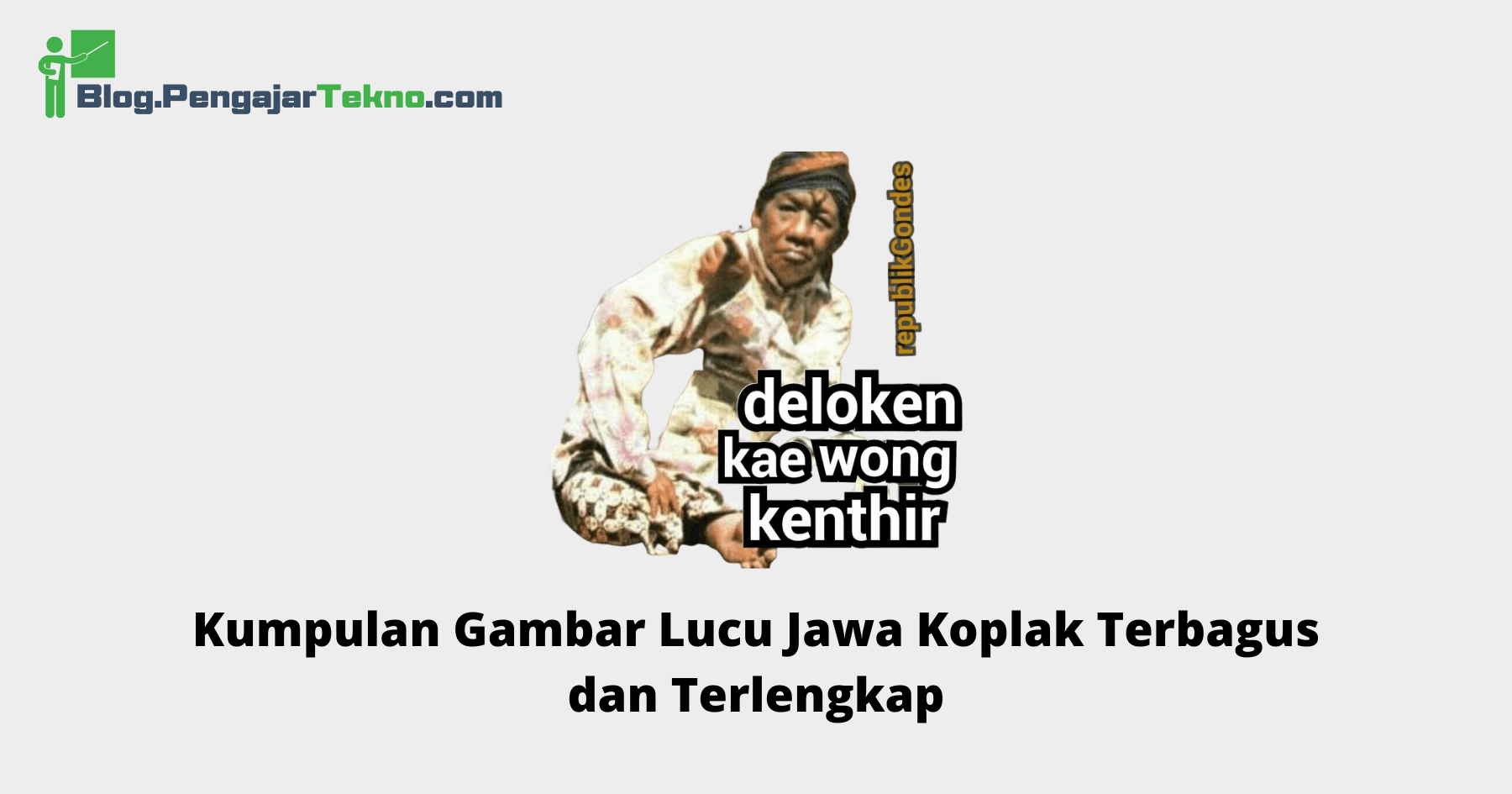 Gambar Lucu Jawa Koplak