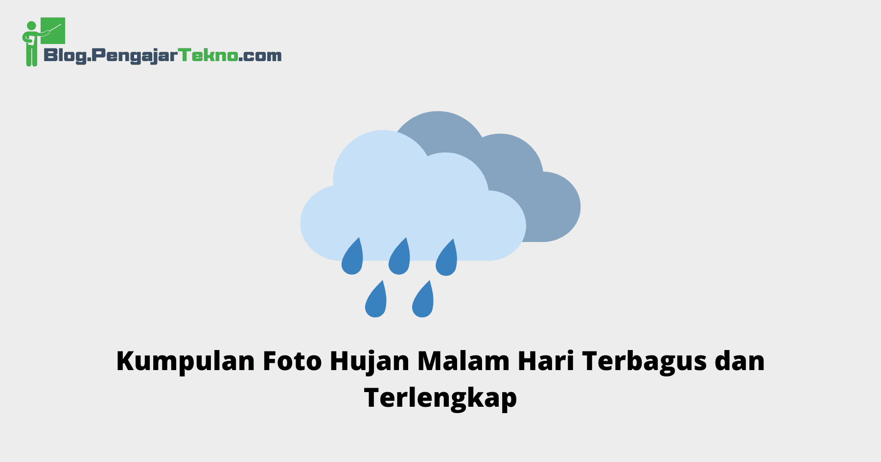 Foto Hujan Malam Hari