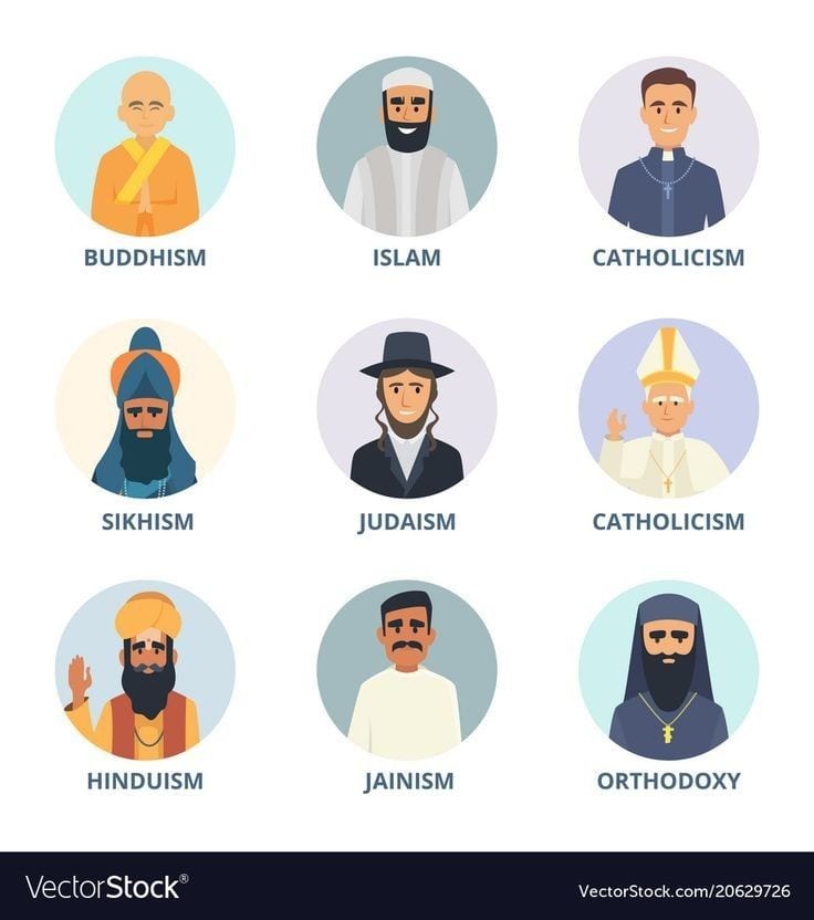 Gambar Kartun Toleransi Antar Umat Beragama