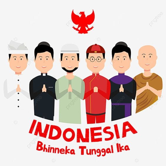 Gambar Kartun Toleransi Antar Umat Beragama