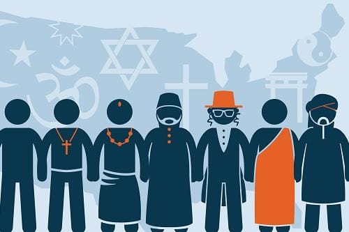 Gambar Kartun Toleransi Antar Umat Beragama