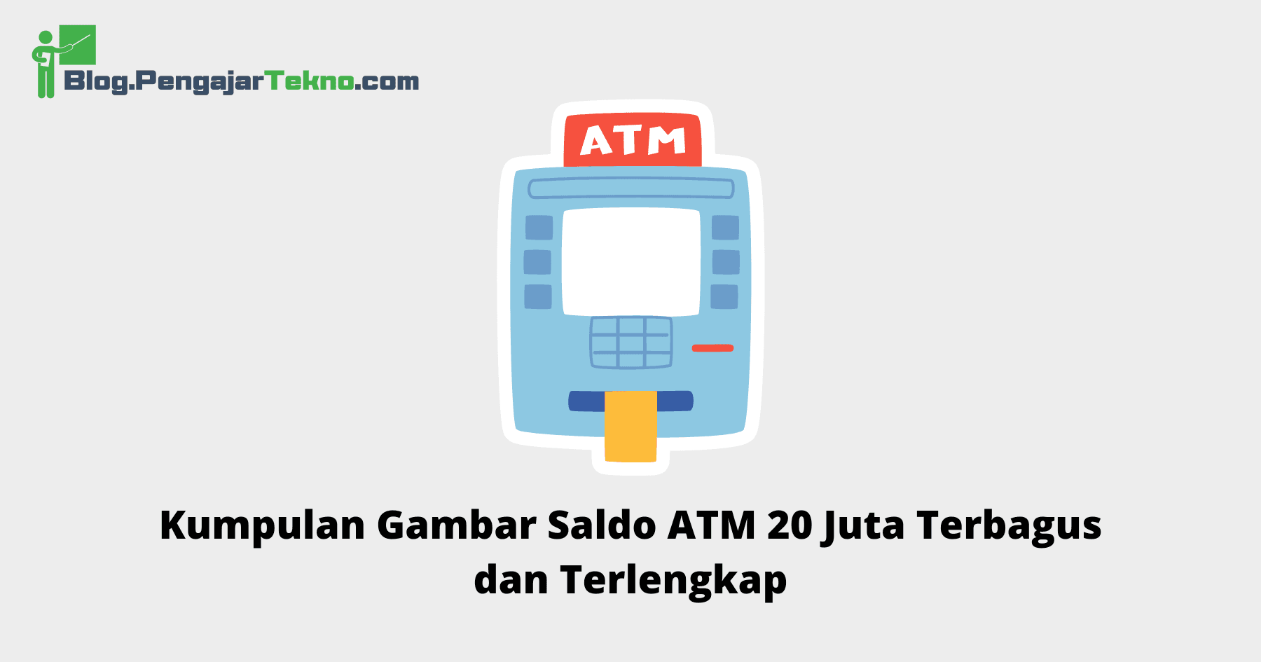 Kumpulan Gambar Saldo ATM 20 Juta Terbagus dan Terlengkap 1 Gambar Saldo ATM 20 Juta