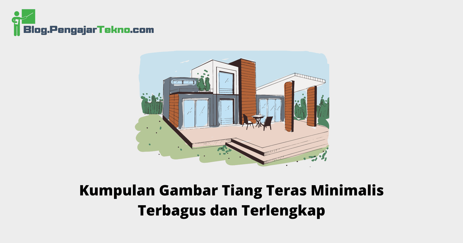 Gambar Tiang Teras Minimalis