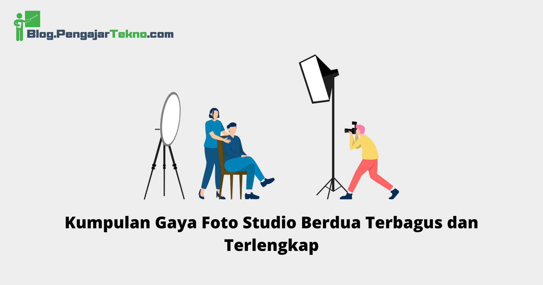 Gaya Foto Studio Berdua