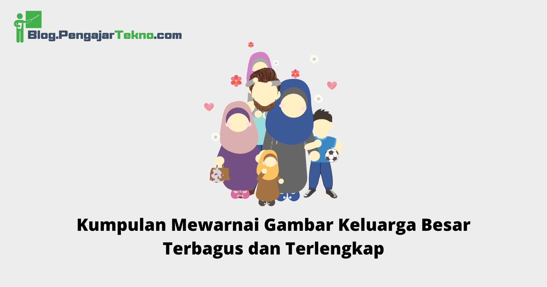 Mewarnai Gambar Keluarga Besar