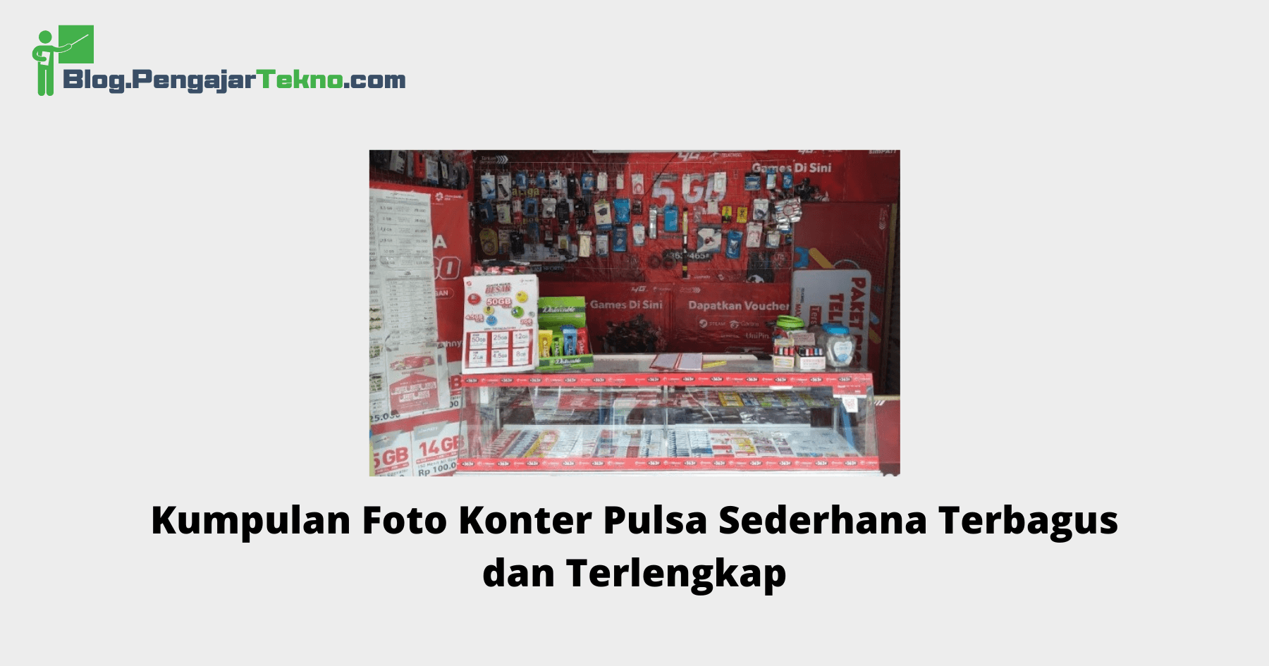 Foto Konter Pulsa