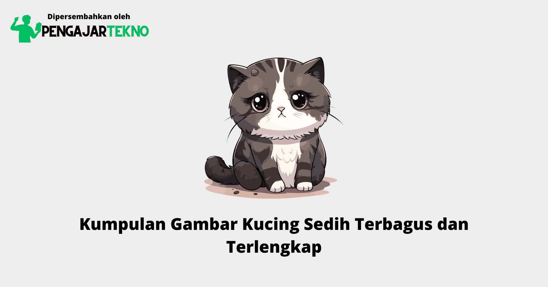 Gambar Kucing Sedih