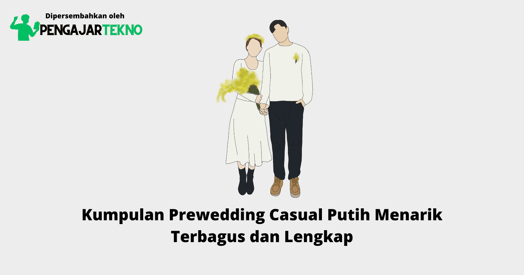 Prewedding Casual Putih