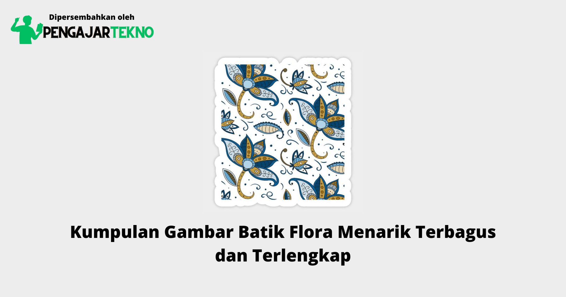 Gambar Batik Flora