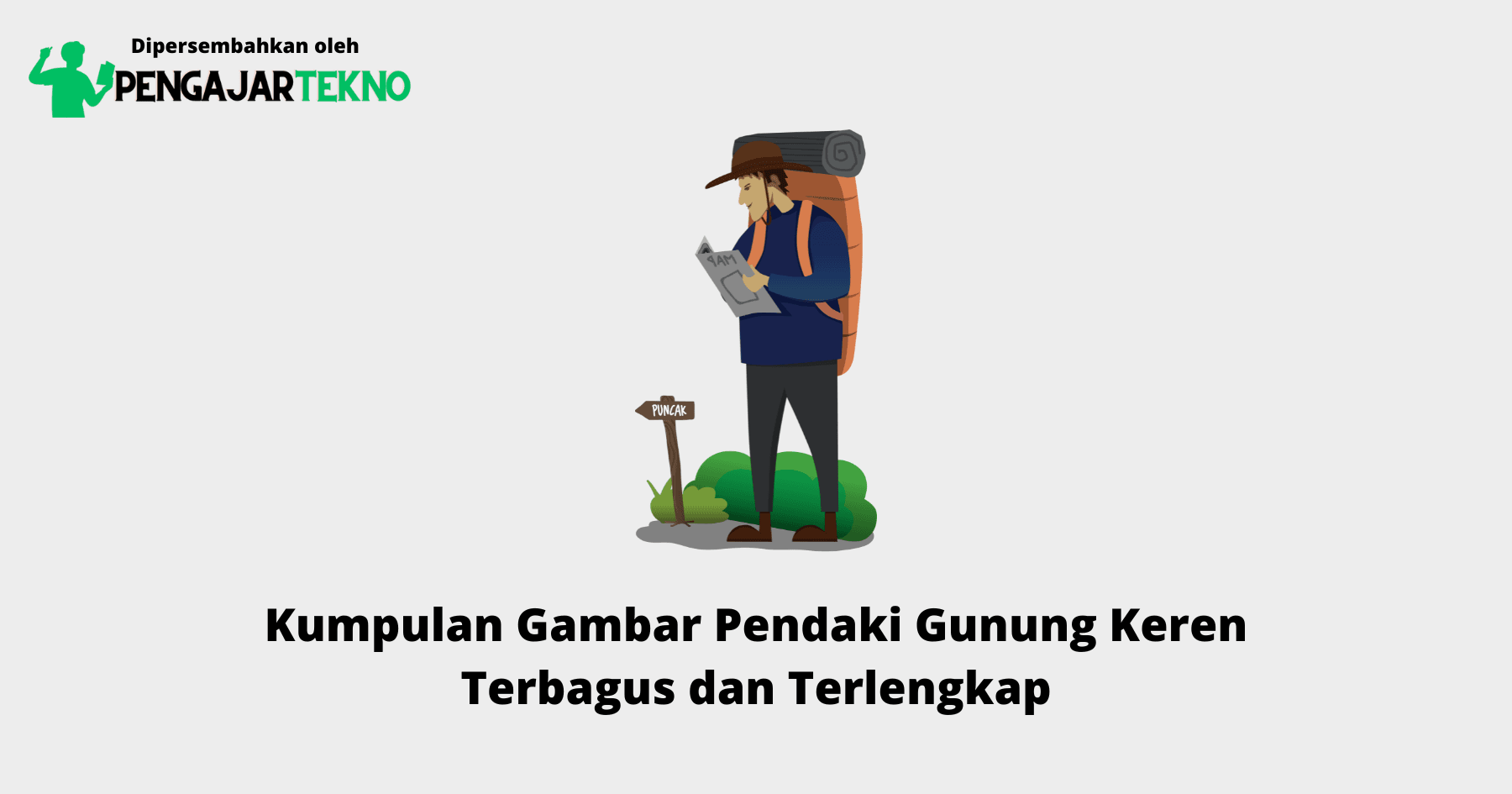 Gambar Pendaki Gunung Keren